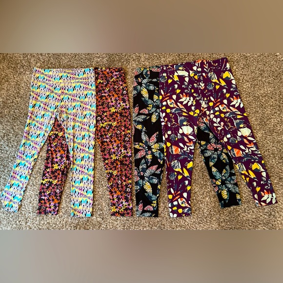 LuLaRoe Plus Size BUNDLE 4- Women’s Leggings Maternity Stretchy Pants Size: XXL - Picture 2 of 4